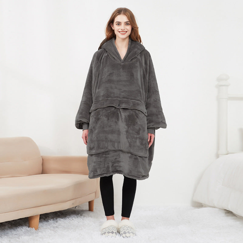 Women's Heated Oversized Hoodie Blanket